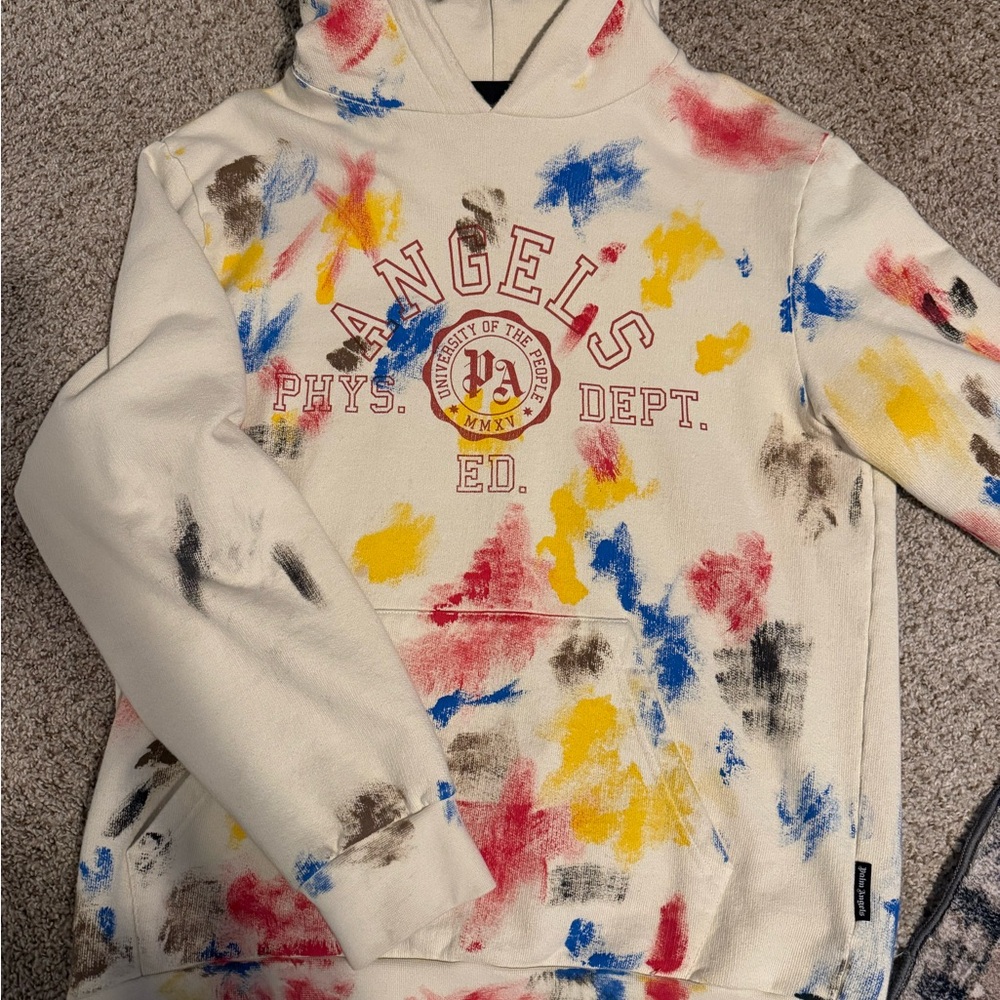 Palm Angels Painted College Hoodie XXL